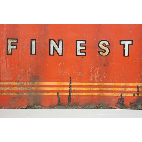 1 - Advertising - Large India Tyres 'The Finest Tyres Made' enamel sign, 71