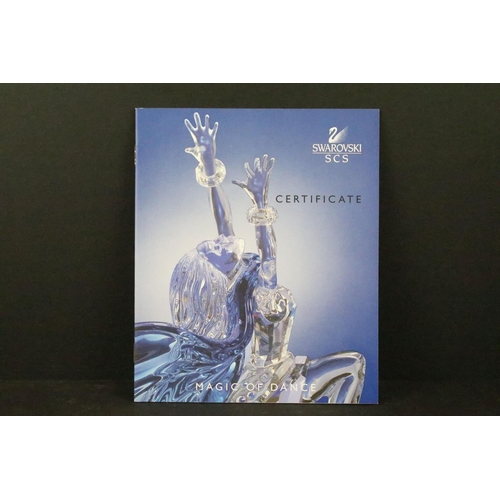 151 - Three boxed Swarovski Crystal 'Magic of Dance' figures with certificates to include Isadora 2002, An... 