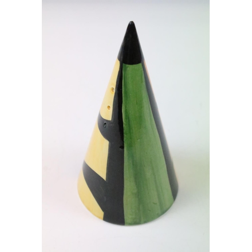 20 - Group of four Lorna Bailey for Old Ellgreave Pottery conical sugar shakers, to include Twister (4th ... 