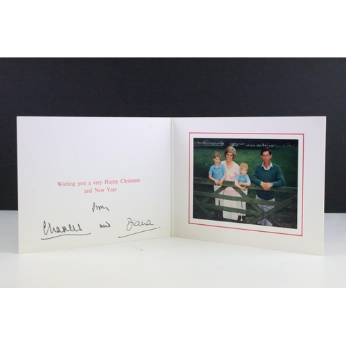 221 - Royal Autograph - Charles III (b.1948 -) and Diana (1961-1997) as Prince and Princess of Wales, sign... 