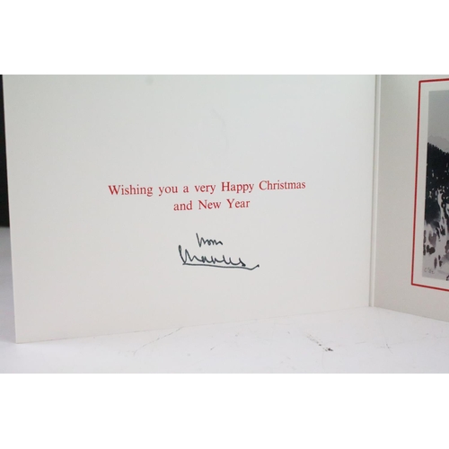 226 - Royal Autograph - Charles III (b.1948 -) as Prince of Wales, signed Christmas card, postmark 11 Dec ... 