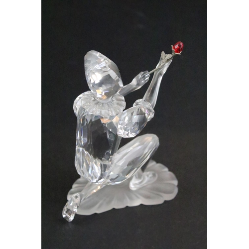 231 - Two Boxed Swarovski SCS Masquerade figures with certificates to include Pierrot - 1999 and Harlequin... 