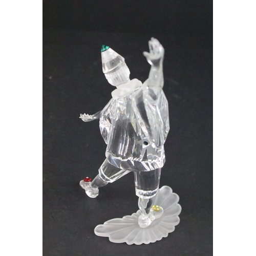 231 - Two Boxed Swarovski SCS Masquerade figures with certificates to include Pierrot - 1999 and Harlequin... 