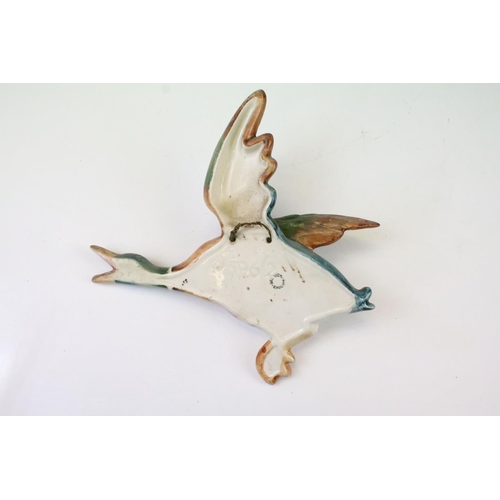 31 - Set of four Beswick graduating duck ceramic wall plaques, model no.s 596-0, 596-2, 596-3 (a/f) & 596... 