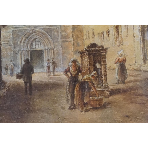 333 - H C Sylvester, cathedral Saint-Pierre de Lisieux, watercolour, signed lower right and dated 1901, in... 