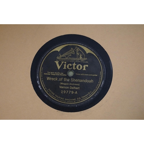 275 - A collection of 78rpm records relating to Zeppelin's, Airships and Balloons.