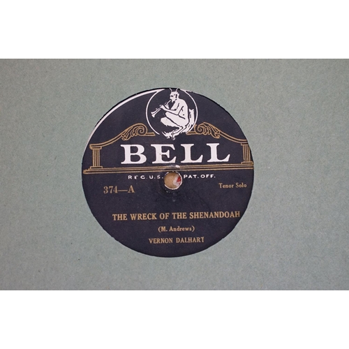 275 - A collection of 78rpm records relating to Zeppelin's, Airships and Balloons.