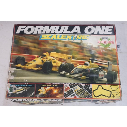 280 - Four boxed Scalextric sets to include Le Mans 24hr, Formula One, Velodrome Cycling and Micro Mini Ma... 