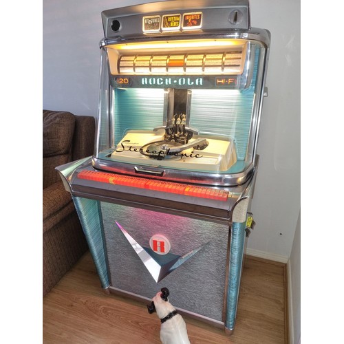 64 - A classic Rockola Temp 1 jukebox. Advised by vendor that the jukebox is in full working order apart ... 