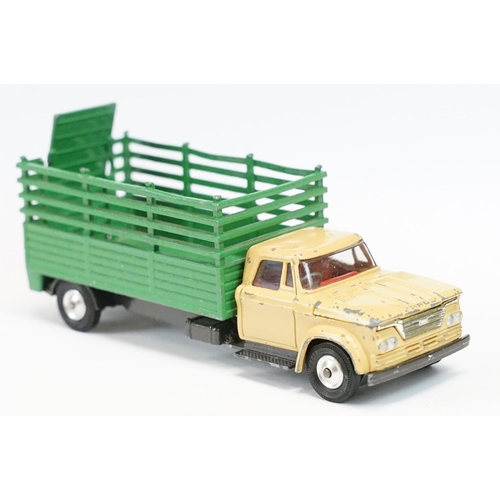 17 - Five mid 20th C diecast models to include Dinky featuring Dodge Farm Truck, Corgi Dodge Cattle Truck... 