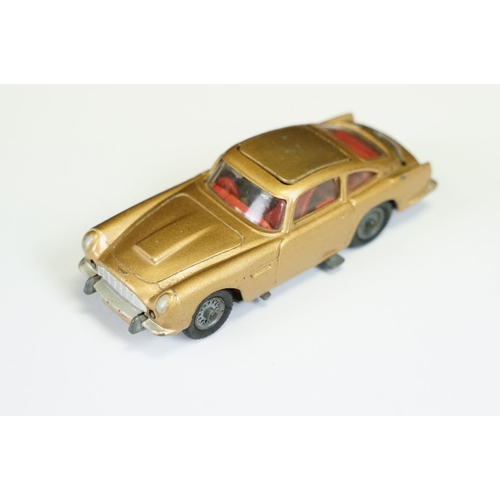 48 - Boxed Corgi 261 James Bond Aston Martin DB5 diecast model, with ejector henchman figure, secret inst... 