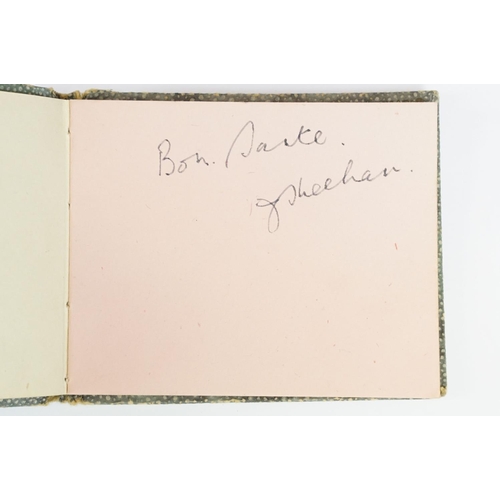 58 - Film Autographs - Book containing clear pen autographs of Stan Laurel and Oliver Hardy dated 26th Ma... 