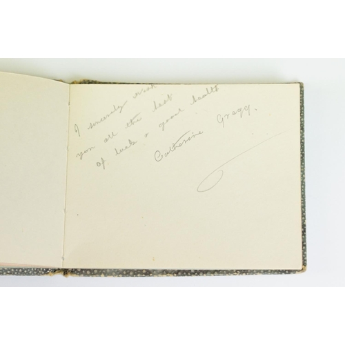 58 - Film Autographs - Book containing clear pen autographs of Stan Laurel and Oliver Hardy dated 26th Ma... 