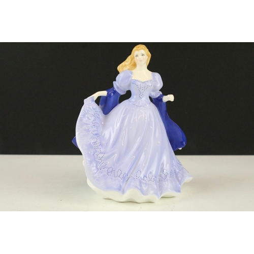 306 - Six boxed Royal Worcester porcelain figurines to include Special Day Bridesmaid, Emily (ltd edn), Sp... 