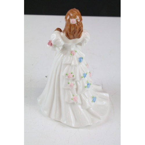 306 - Six boxed Royal Worcester porcelain figurines to include Special Day Bridesmaid, Emily (ltd edn), Sp... 