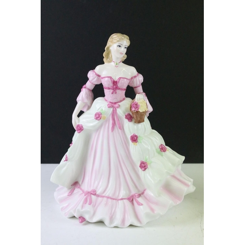 307 - Five boxed Coalport lady figurines to include Heather, Many Happy Returns, Classic Elegance A Specia... 