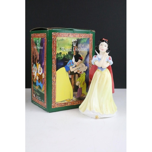 323 - Royal Doulton Walt Disney set of Snow White and the Seven Dwarfs porcelain figures to include Snow W... 