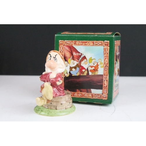 323 - Royal Doulton Walt Disney set of Snow White and the Seven Dwarfs porcelain figures to include Snow W... 