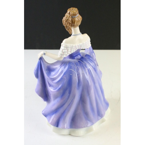 304 - Seven boxed Royal Doulton porcelain lady figurines to include Welsh Beauty, Special Gift, Scottish P... 