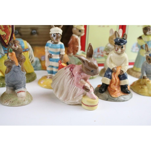 63 - Collection of 27 Royal Doulton Bunnykins figures to include Sightseer Bunnykins, Girl Skater Bunnyki... 