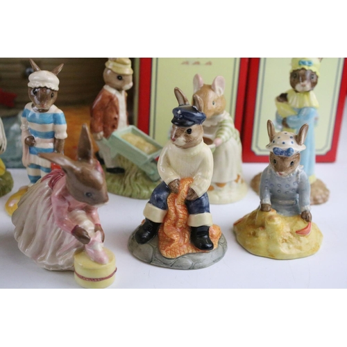 63 - Collection of 27 Royal Doulton Bunnykins figures to include Sightseer Bunnykins, Girl Skater Bunnyki... 