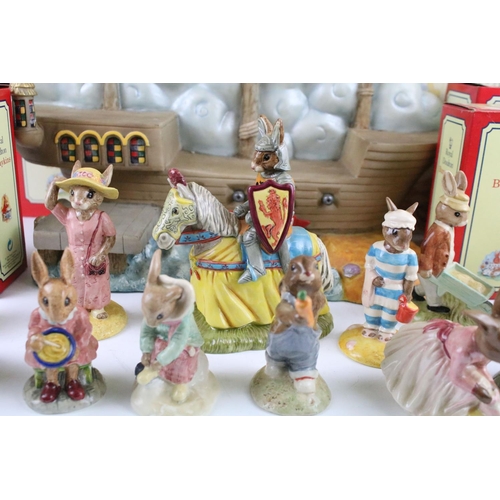 63 - Collection of 27 Royal Doulton Bunnykins figures to include Sightseer Bunnykins, Girl Skater Bunnyki... 