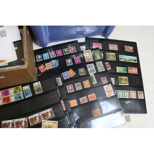 273 - Collection of world stamps & First Day Covers in 9 x albums, plus loose folders and loose stamps (2 ... 