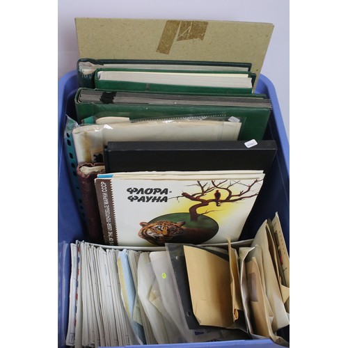 273 - Collection of world stamps & First Day Covers in 9 x albums, plus loose folders and loose stamps (2 ... 