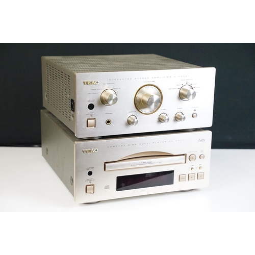 Hi-Fi - Teac A-H500i amplifier and a Teac PD H570 7 disc CD player