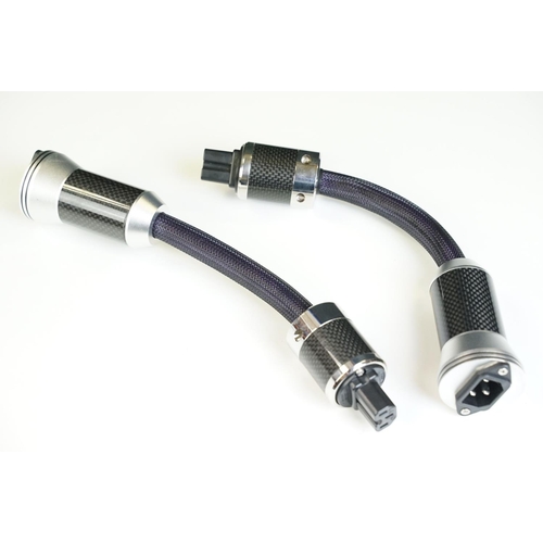 1623 - Hi-Fi - 2 mains interconnect / extension cables with Furutech connectors