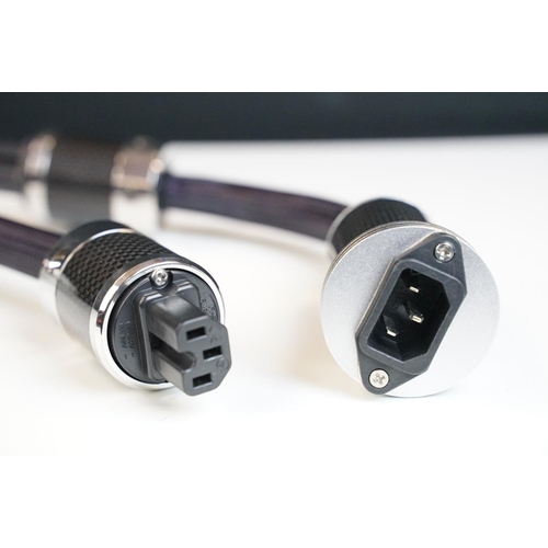 1623 - Hi-Fi - 2 mains interconnect / extension cables with Furutech connectors