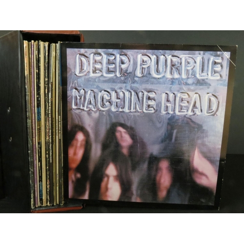 254 - Vinyl - 14 Deep Purple and members LPs to include In Rock, Machine Head, Come Taste The Band, Made I... 