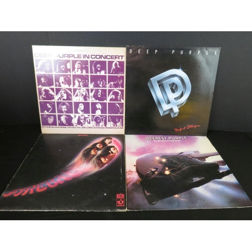 254 - Vinyl - 14 Deep Purple and members LPs to include In Rock, Machine Head, Come Taste The Band, Made I... 