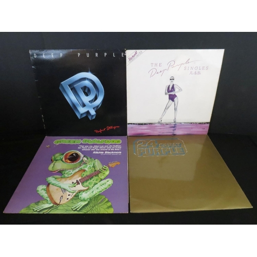 254 - Vinyl - 14 Deep Purple and members LPs to include In Rock, Machine Head, Come Taste The Band, Made I... 