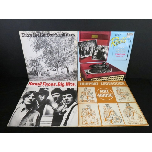 256 - Vinyl - Over 75 Rock & Pop LPs to include Small Faces x 3, Fairport Convention x 5, Janis Joplin x 4... 