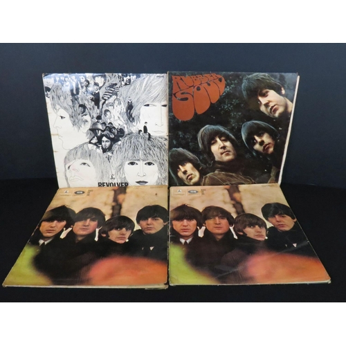 263 - Vinyl - 16 The Beatles LPs to include The White Album (mono, No.0125571, with poster and 4 photos, o... 