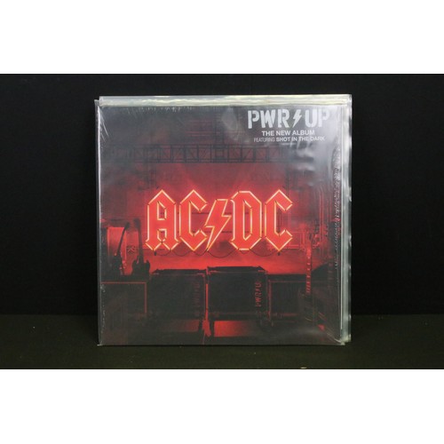 492 - Vinyl - 11 albums by AC/DC to include: PWR/UP (UK / EU 2020 Yellow vinyl album with printed inner, C... 