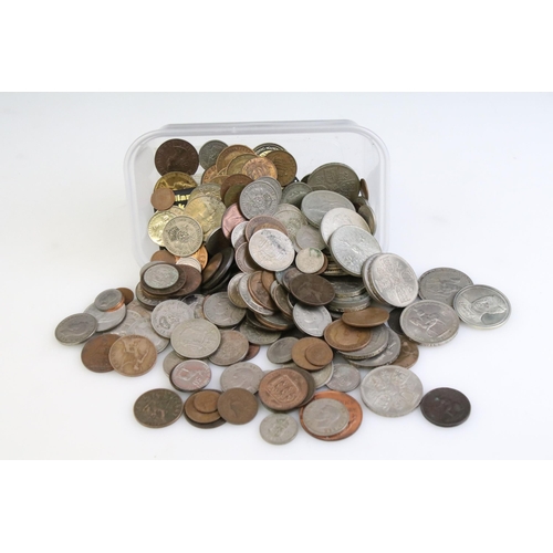 38 - A collection of mainly British pre decimal and commemorative coins, to include Silver, Victorian and... 