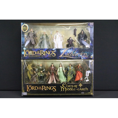 442 - Lord Of The Rings - Two boxed figure sets to include The Fellowship Of The Ring Lothlorien gift pack... 