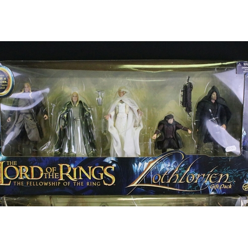 442 - Lord Of The Rings - Two boxed figure sets to include The Fellowship Of The Ring Lothlorien gift pack... 