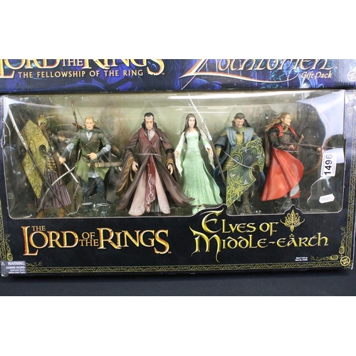 442 - Lord Of The Rings - Two boxed figure sets to include The Fellowship Of The Ring Lothlorien gift pack... 