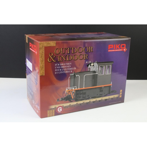 11 - Boxed Piko G scale Outdoor & Indoor 38511 US Army GE-25 Ton Locomotive, with 6 x batteries fitted wi... 