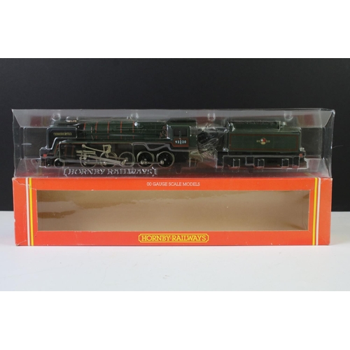 13 - Four boxed OO gauge locomotives to include 3 x Hornby featuring Resolven Grange (no outer box), R373... 