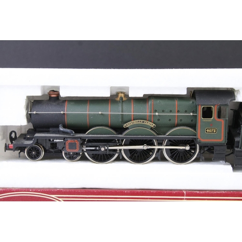 13 - Four boxed OO gauge locomotives to include 3 x Hornby featuring Resolven Grange (no outer box), R373... 