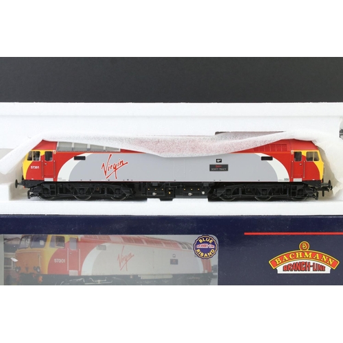 15 - Boxed Bachmann OO gauge Blue Riband 32-751 Class 57/0 Diesel 57301 Scott Tracy Virgin Trains locomot... 