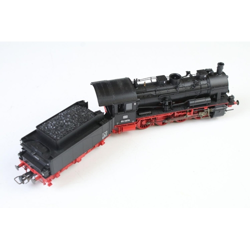 17 - Boxed Fleischmann HO gauge 481305 DB 0-8-0 locomotive plus 2 x boxed Fleischmann 3 wagon sets to inc... 