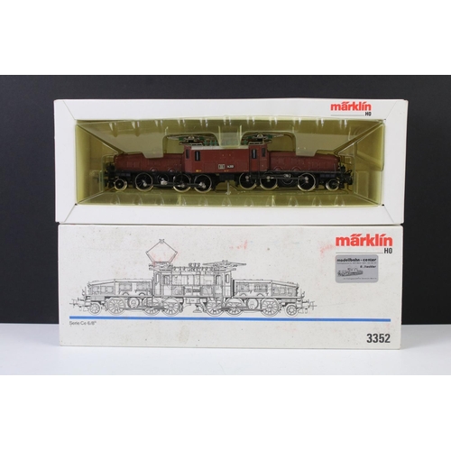 18 - Three boxed Marklin HO gauge locomotives to include 3352 Serie Ce 6/8. 3125 & 3093