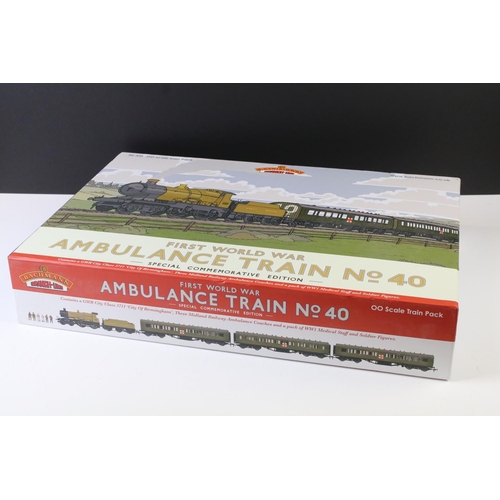 2 - Boxed Bachmann OO gauge Special Commemorative Edition 30325 First World War Ambulance Train No 40 se... 