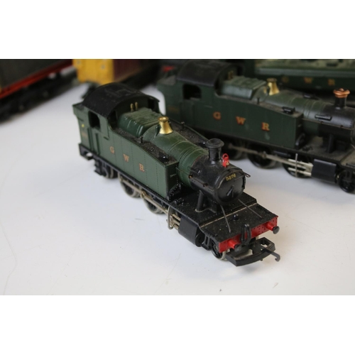 22 - Eight OO gauge locomotives to include Hornby EWS 37057, Triang R356 Winston Churchill, Hornby Willia... 