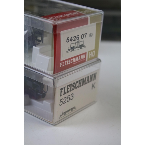 24 - 18 Cased Fleischmann HO gauge items of rolling stock to include 5080, 5638, 5079, 507305, 542607, 52... 